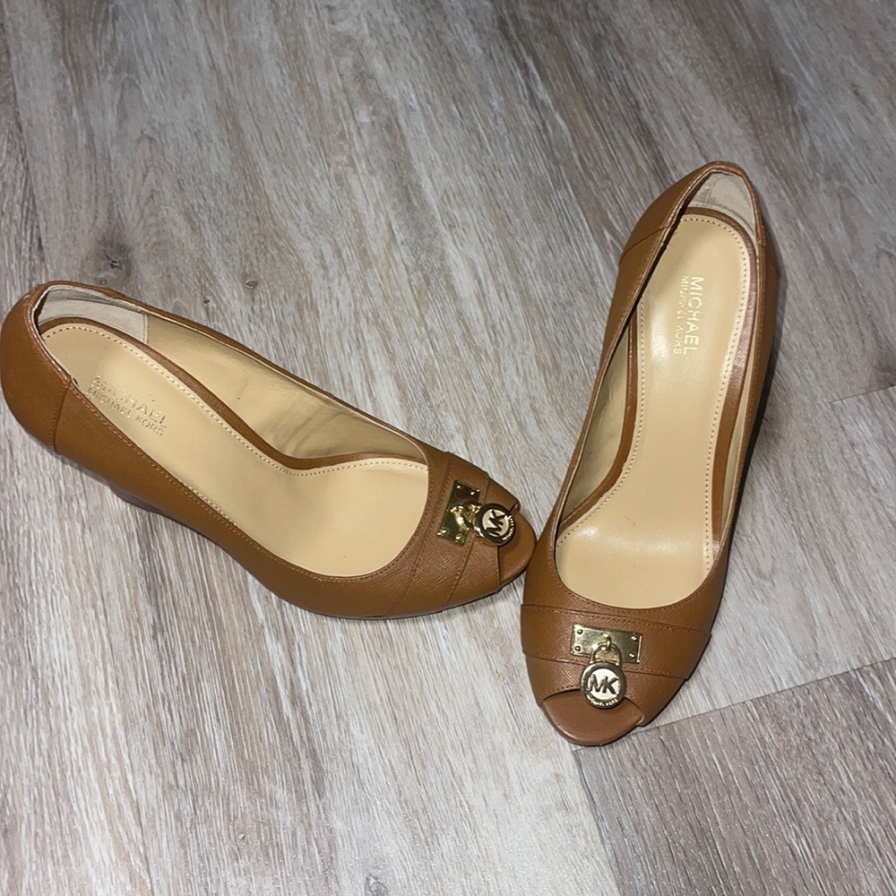 Michael Kors wedge pumps